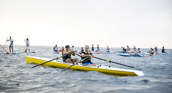 Sporun denizle buluştuğu nokta