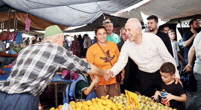 Gültak, semt pazarını ziyaret etti