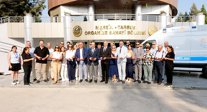 Rotary Kulübü'nden OSB'ye ambulans