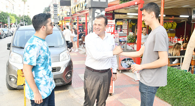 Başkan Özyiğit'ten esnafa ziyaret